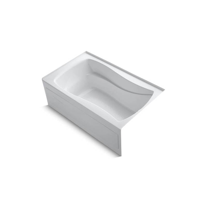 Kohler Mariposa 60" x 36" alcove bath with integral apron, integral flange and right-hand drain -White