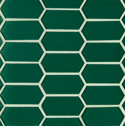 MSI Backsplash and Wall Tile Laurel Picket Glass Tile 8mm