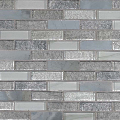 MSI Backsplash and Wall Tile Lupano Glass Stone Blend Mosaic Tile 12" x 12" 8mm