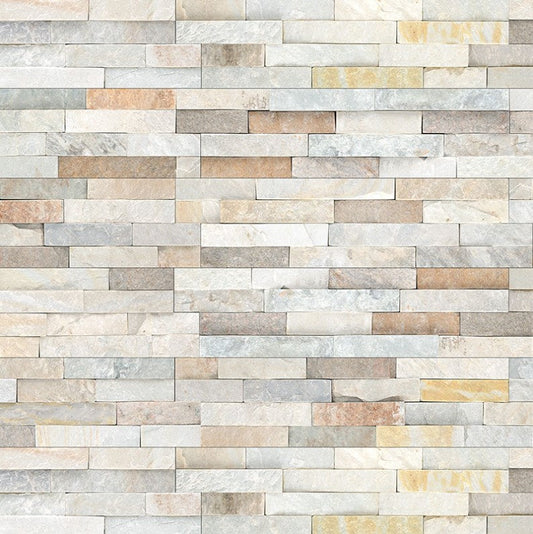 MSI Hardscaping Malibu Gold Stacked Stone Panel 6" x 24"