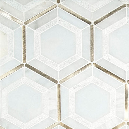MSI Backsplash and Wall Tile Medici Gold Mosaic Tile 12" x 12"