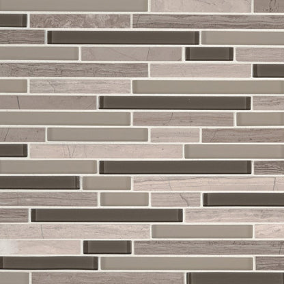 MSI Backsplash and Wall Tile Modello Grigio Interlocking 6mm 12" x 12"