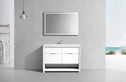 Kube Bath Nudo 48″ Single Sink Modern Bathroom Vanity