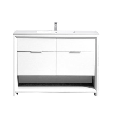 Kube Bath Nudo 48″ Single Sink Modern Bathroom Vanity