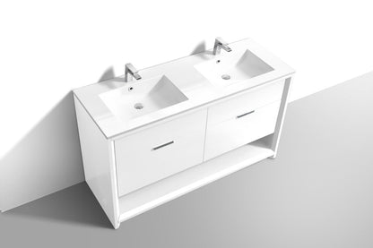 Kube Bath Nudo 60″ Double Sink  Modern Bathroom Vanity