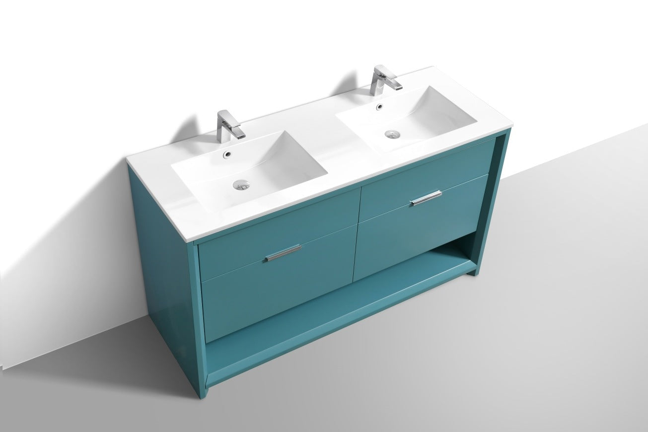 Kube Bath Nudo 60″ Double Sink  Modern Bathroom Vanity