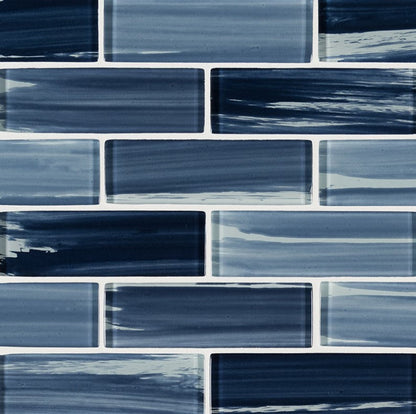 MSI Backsplash and Wall Tile Oceania Azul Glass Subway Tile 8mm