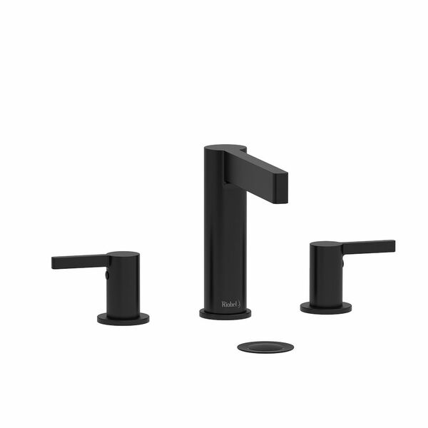 Riobel Paradox Modern 6 3/8" Widespread Lavatory Faucet- Black