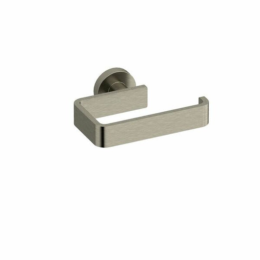 Riobel Paradox Modern Toilet Paper Holder- Brushed Nickel