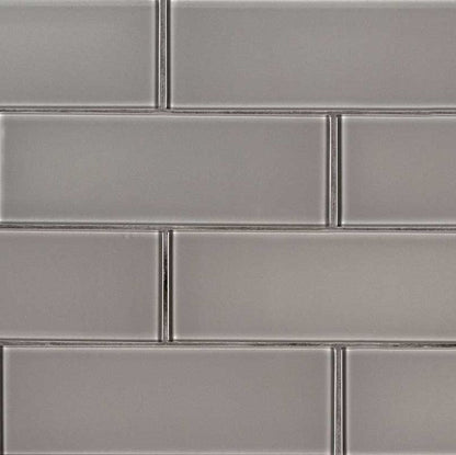 MSI Backsplash and Wall Tile Pebble Glass Subway Tile 3" x 9"
