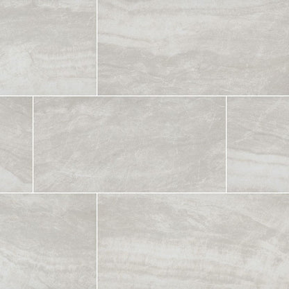 MSI Praia Gray Porcelain Tile Polished 24" x 48"