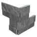 MSI Hardscaping Stacked Stone Corner Panel Premium Black Mini 4.5