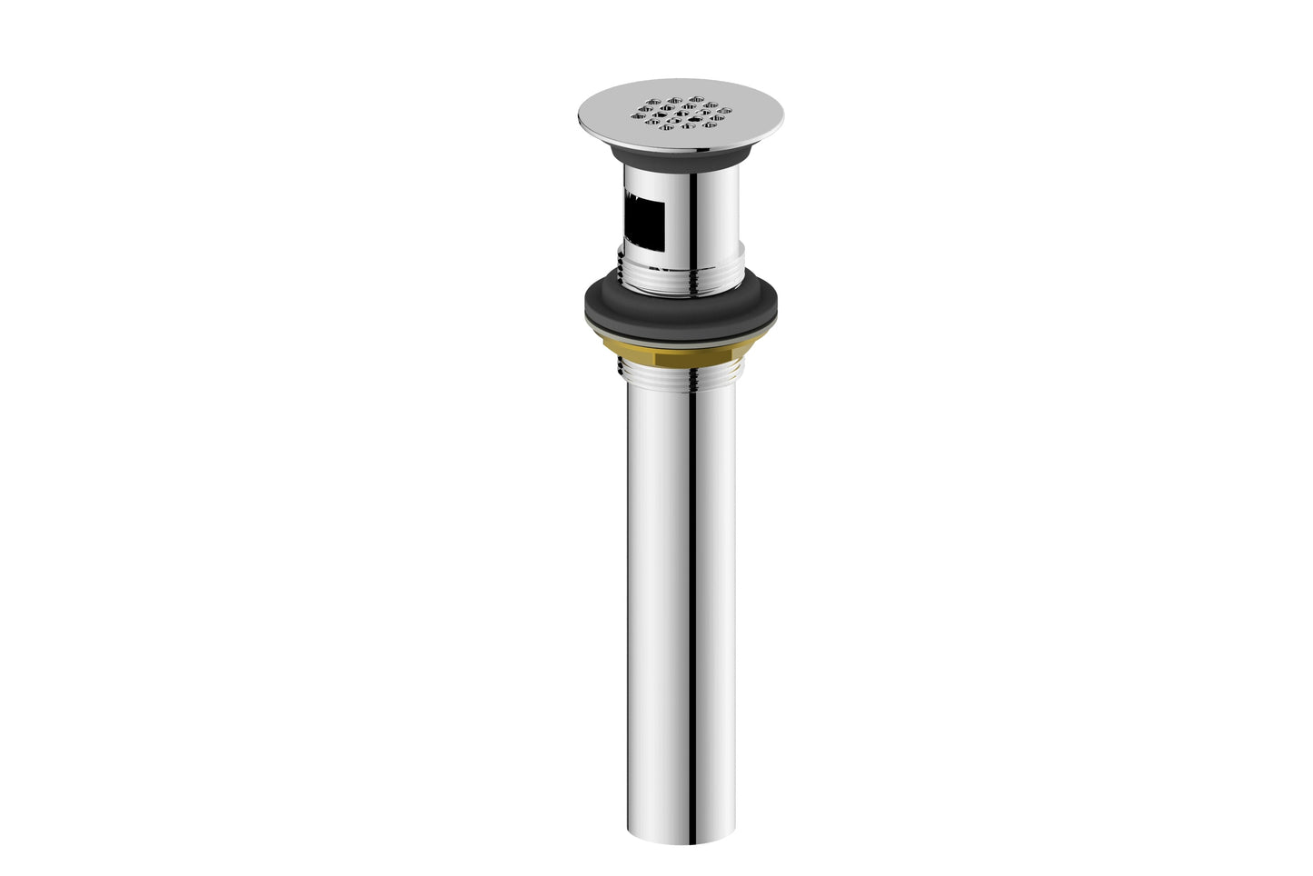 Baril Mesh type brass sink drain with overflow (PARTS 8416)