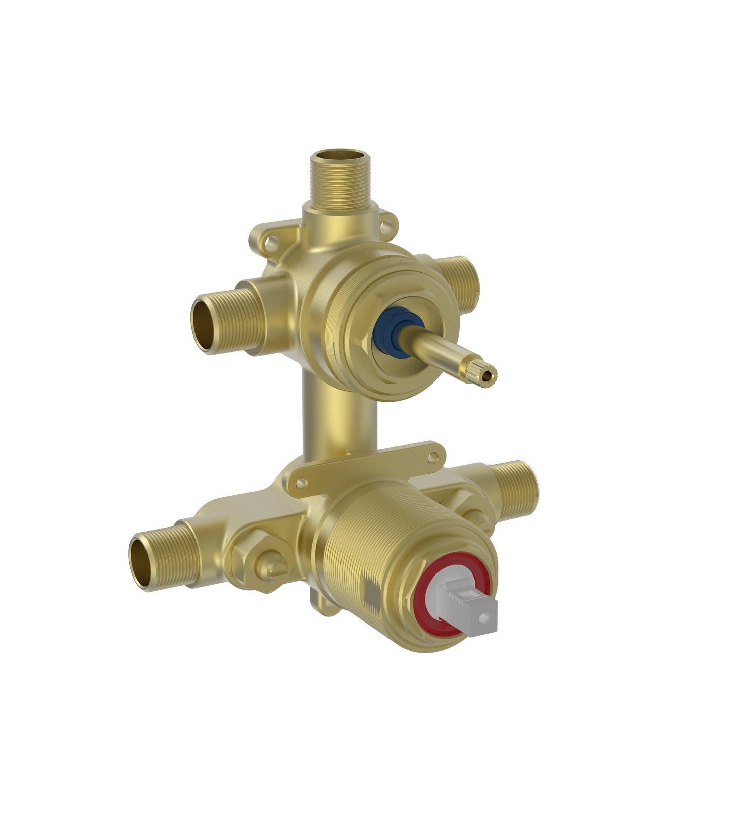 Baril 3-Way Pressure Balanced Rough-In Valve with Shared Port (VALVES 9191)