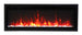 Remii Wm-slim-45 – 45″ Wide Extra Slim Wall Mount Electric Fireplace – With Black Steel Surround
