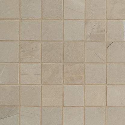 MSI Sande Cream Mosaic Porcelain Tile Matte 2" x 2" 12" x 12"