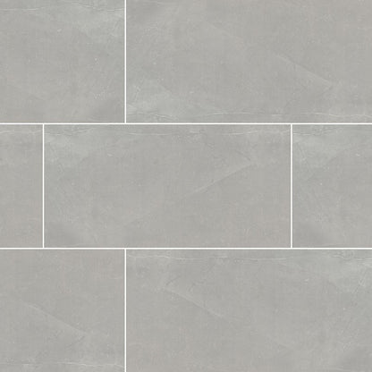 MSI Sande Grey Matte Porcelain Tile 12" x 24"
