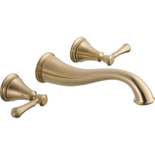 Delta Cassidy Two Handle Wall Mount Lavatory Faucet Trim