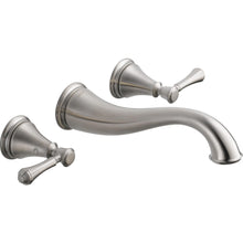 Delta Cassidy Two Handle Wall Mount Lavatory Faucet Trim