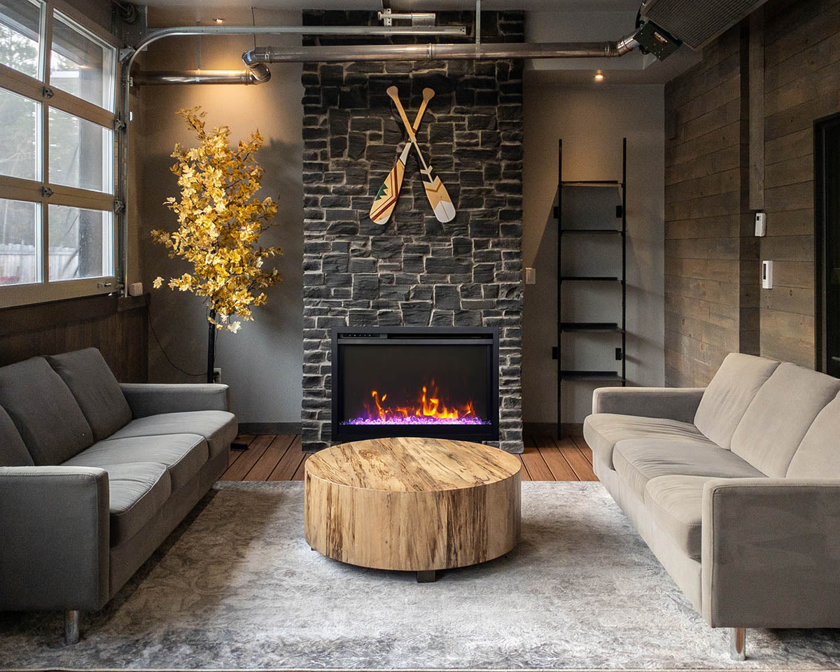 Remii Classic-slim-26 – Slim Electric Fireplace