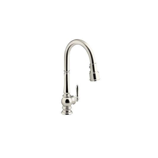 Kohler Artifacts Kitchen Sink Faucet With Kohler Konnect and Voice Activated Technology - Polished Nickel