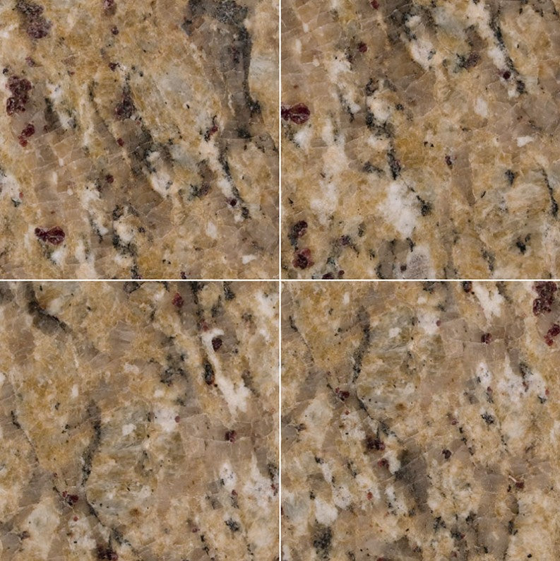 MSI New Venetian Gold Granite Tile Polished 12" x 12"