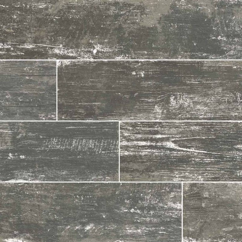 MSI Vintage Silver Wood Look Matte Porcelain Tile 8" x 36"