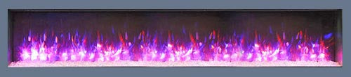 Remii 74″ Dark Grey Colored Surround for Wm-74-b – Electric Fireplace