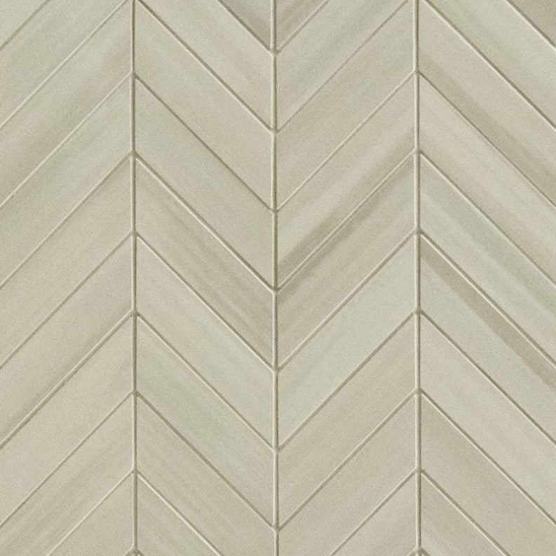 MSI Backsplash and Wall Tile Watercolor Bianco Chevron Matte Mosaic Tile 12" x 15"