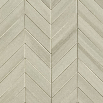 MSI Backsplash and Wall Tile Watercolor Bianco Chevron Matte Mosaic Tile 12" x 15"