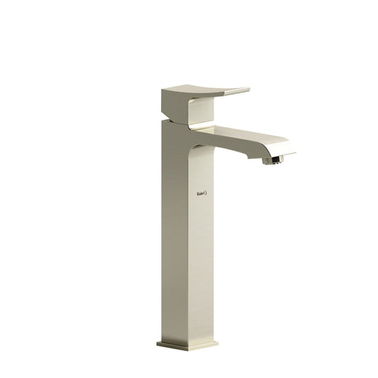 Riobel Zendo 11 3/4" Single Handle Tall Lavatory Vessel Faucet- Brushed Nickel