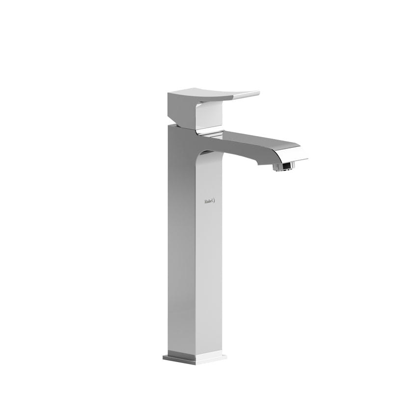 Riobel Zendo 11 3/4" Single Handle Tall Lavatory Vessel Faucet- Chrome