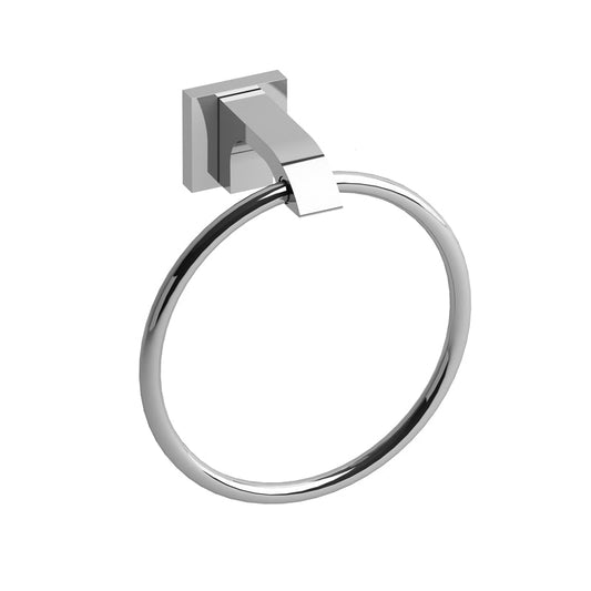 Riobel Zendo Modern Towel Ring- Chrome
