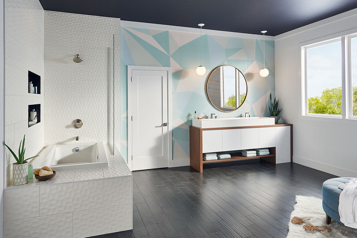 MSI Backsplash and Wall Tile Adella Viso White 12" x 24" Satin Matte