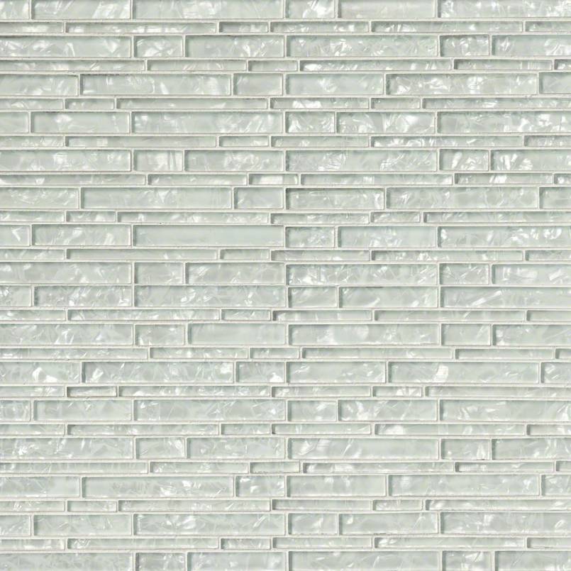 MSI Backsplash and Wall Tile Akoya Interlocking Pattern Glass Mosaic Tile 12" x 12" 8mm