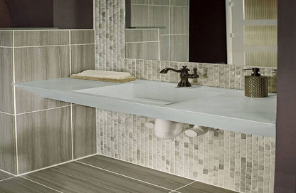 MSI Backsplash and Wall Tile Carrara White 12" x 12" 3D Polished Mosaic Tile