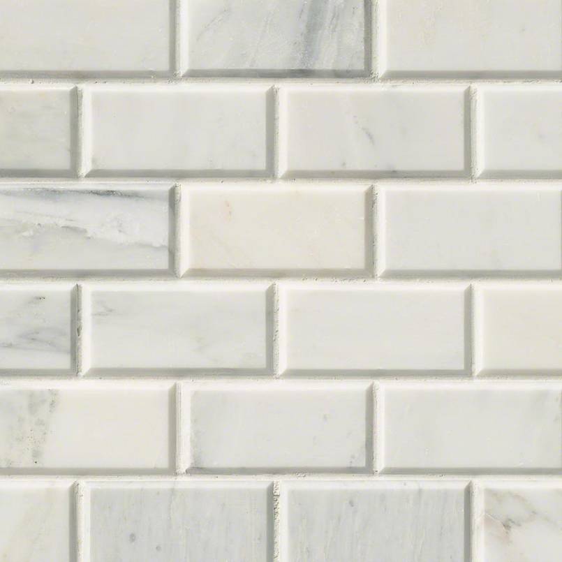 Msi Surfaces - Arabescato Carrara Subway Tile 2x4