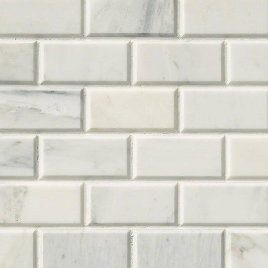 Msi Surfaces - Arabescato Carrara Subway Tile 2x4