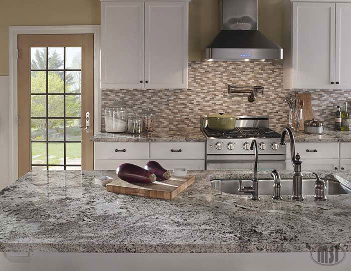 MSI Backsplash and Wall Tile Arctic Storm 0.625" x 2" Brick Pattern Marble Tile