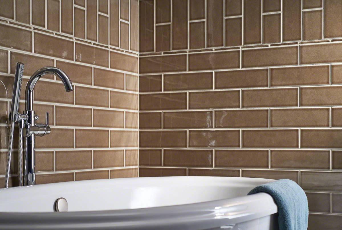 MSI Backsplash and Wall Tile Artisan Taupe Quarter Round Molding Glossy 5/8" x 6"