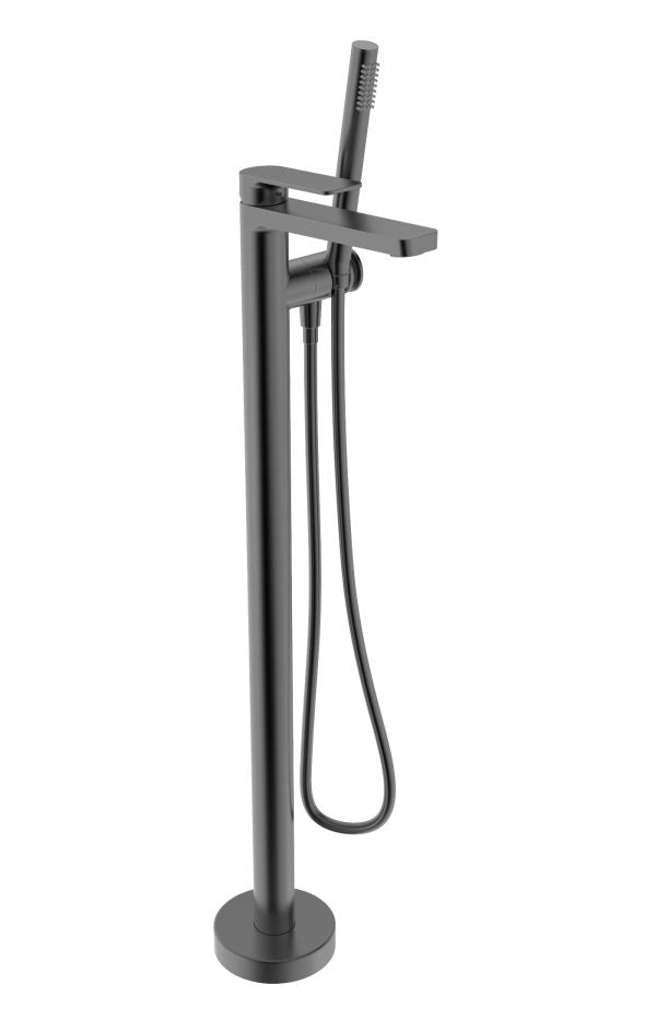 Baril PETITE B04 Floor-Mounted Tub Filler With Hand Shower