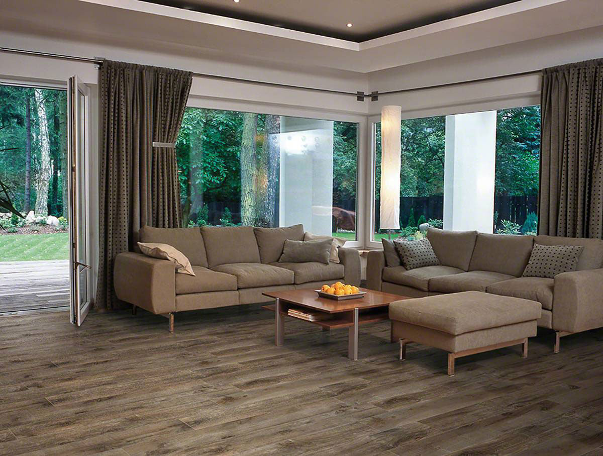 MSI Country River Bark Wood Look Porcelain Tile Matte 6" x 36"