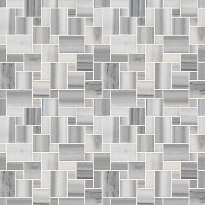 MSI Backsplash and Wall Tile Bergamo Magic Pattern Polished Marble Tile 11.69" x 11.69" 10mm