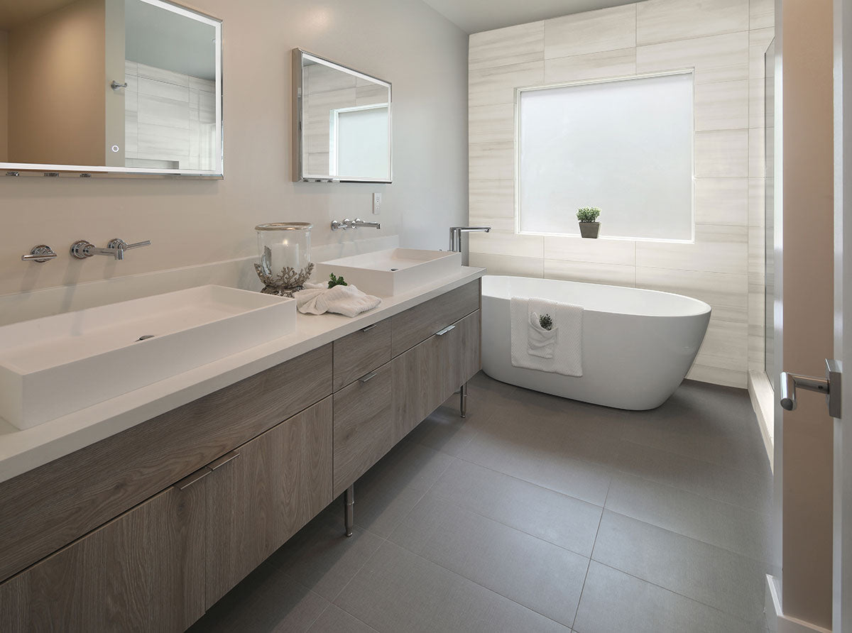 MSI Watercolor Bianco Porcelain Tile Matte 6" x 36"