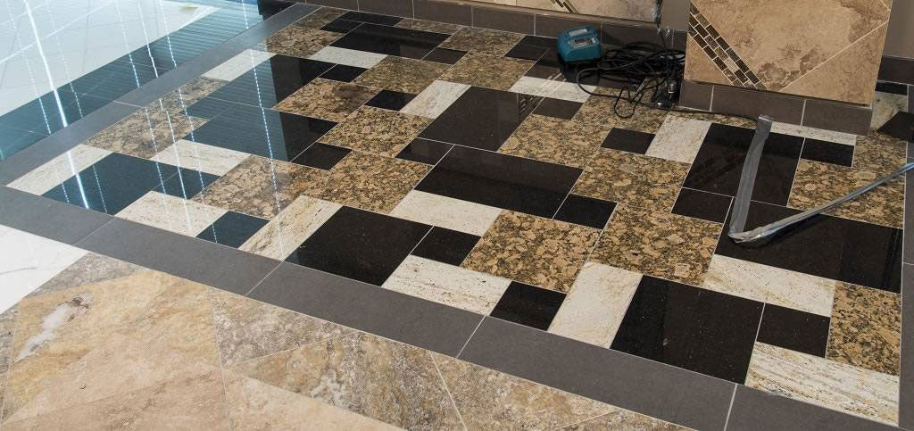 MSI Black Galaxy Granite Tile Polished 18" x 18"