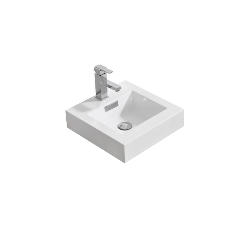 Kube Bath Sink For 16 Inch Bliss Bathroom Vanities