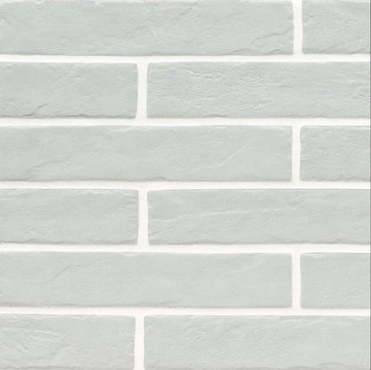 MSI Brickstone Fog Brick Wall Tile 2" x 10" 8mm