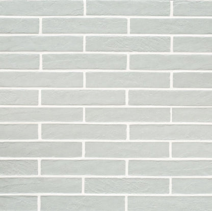 MSI Brickstone Fog Brick Wall Tile 2" x 10" 8mm