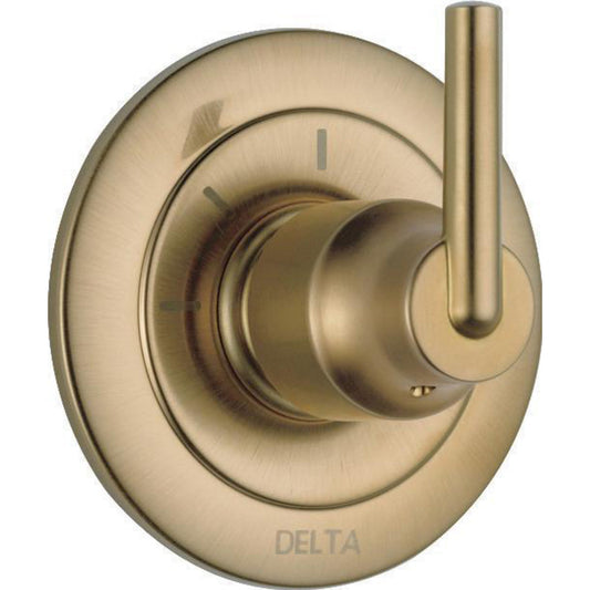Delta 3 Function Diverter Trim- Champagne Bronze (Valve Sold Separately)