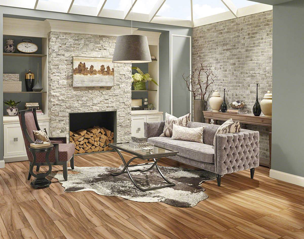 MSI Aspenwood Café Wood Look Matte Porcelain Tile 9" x 48"